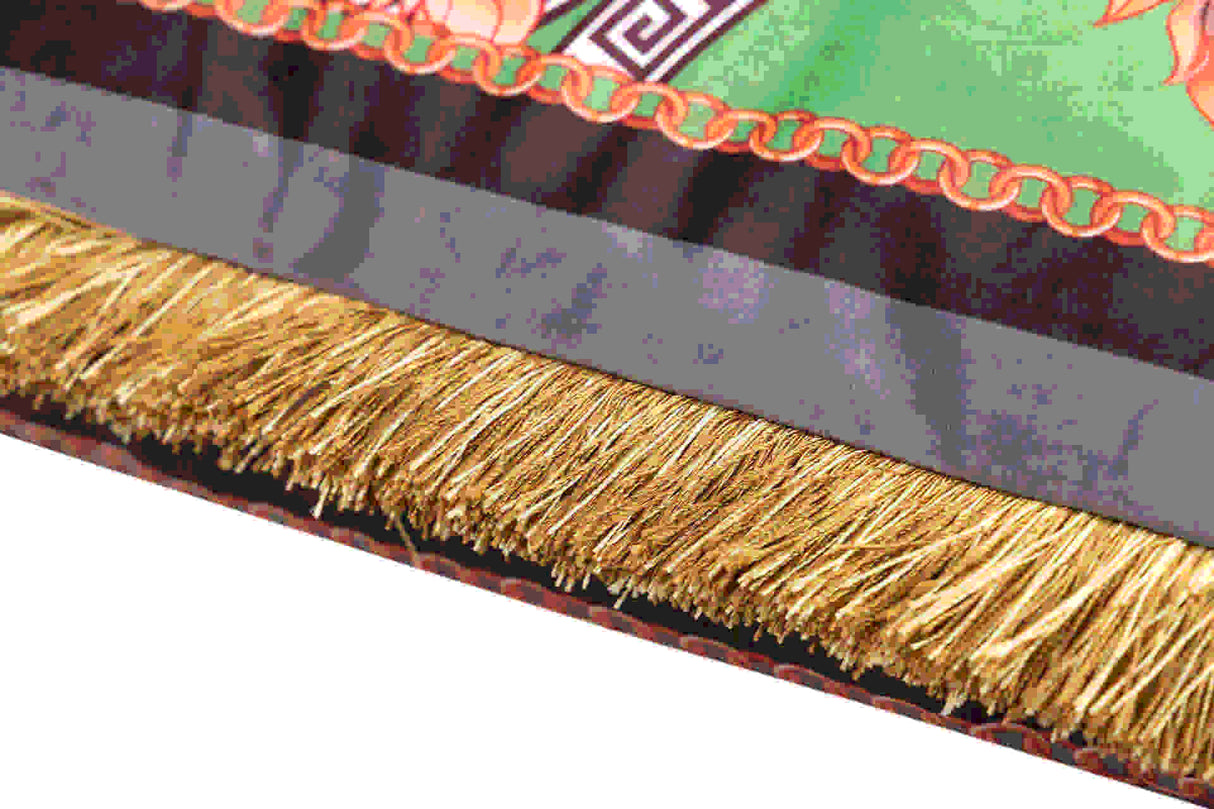 COJIN VELVET RELLENO PLUMAS CON FLECOS 60x13x45 CM