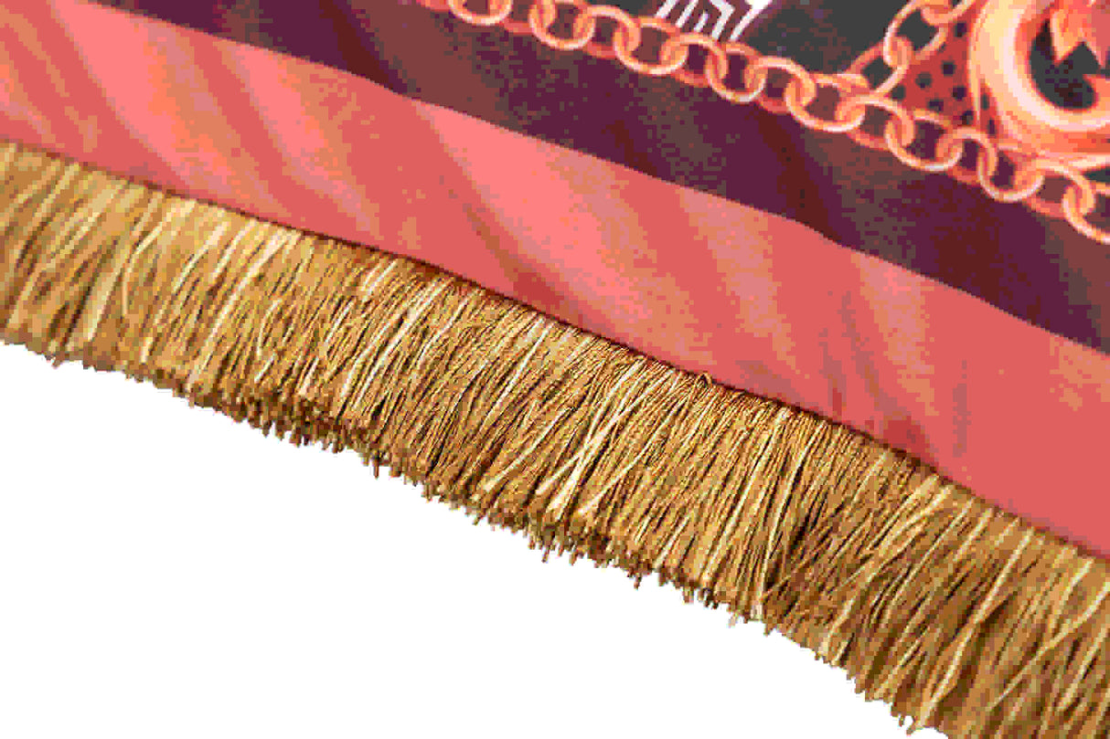 Plumas de remplissage en velours cojin avec frunces 60x13x60 cm