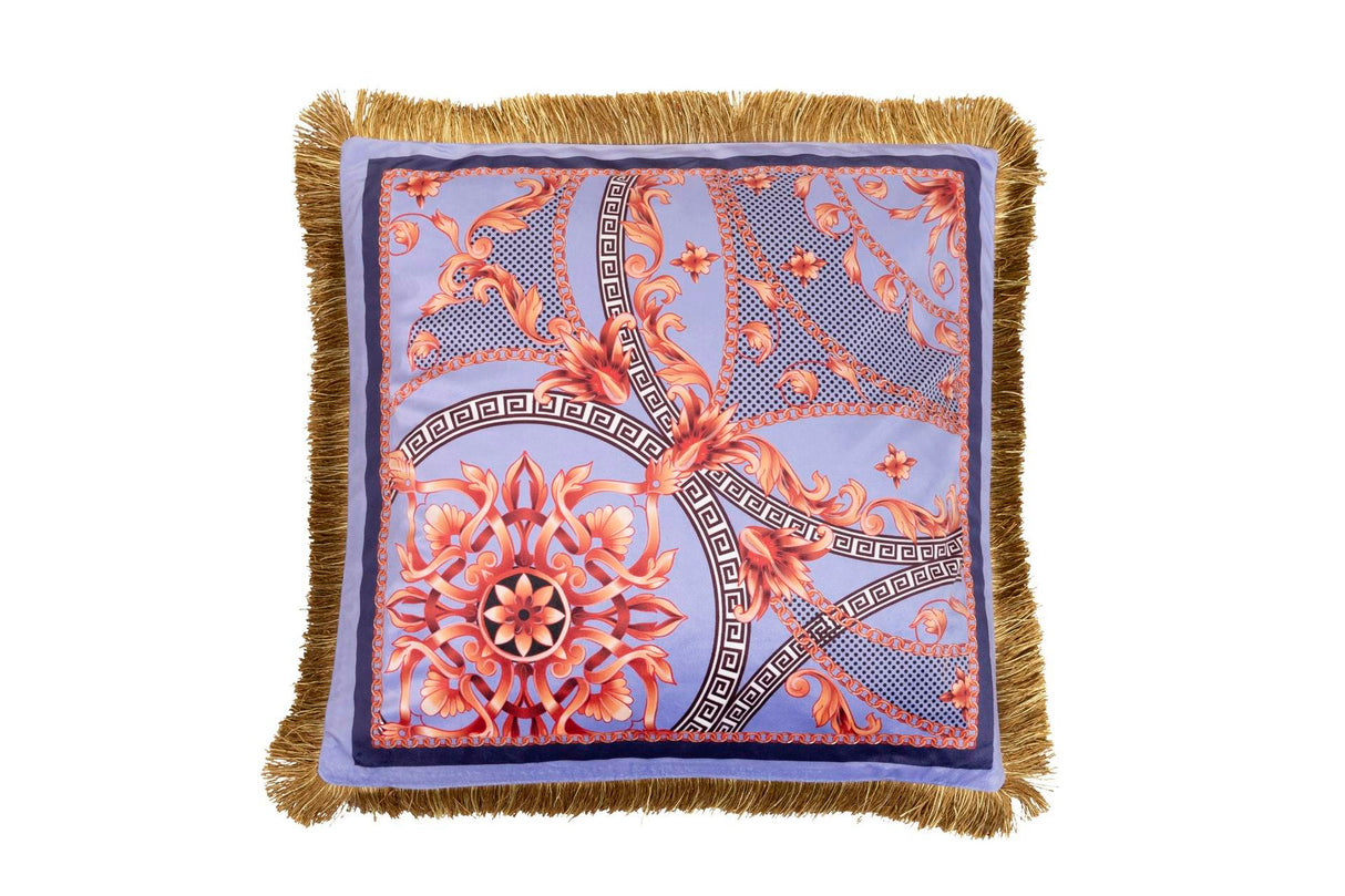 Plumas de remplissage en velours cojin avec frunces 60x13x60 cm