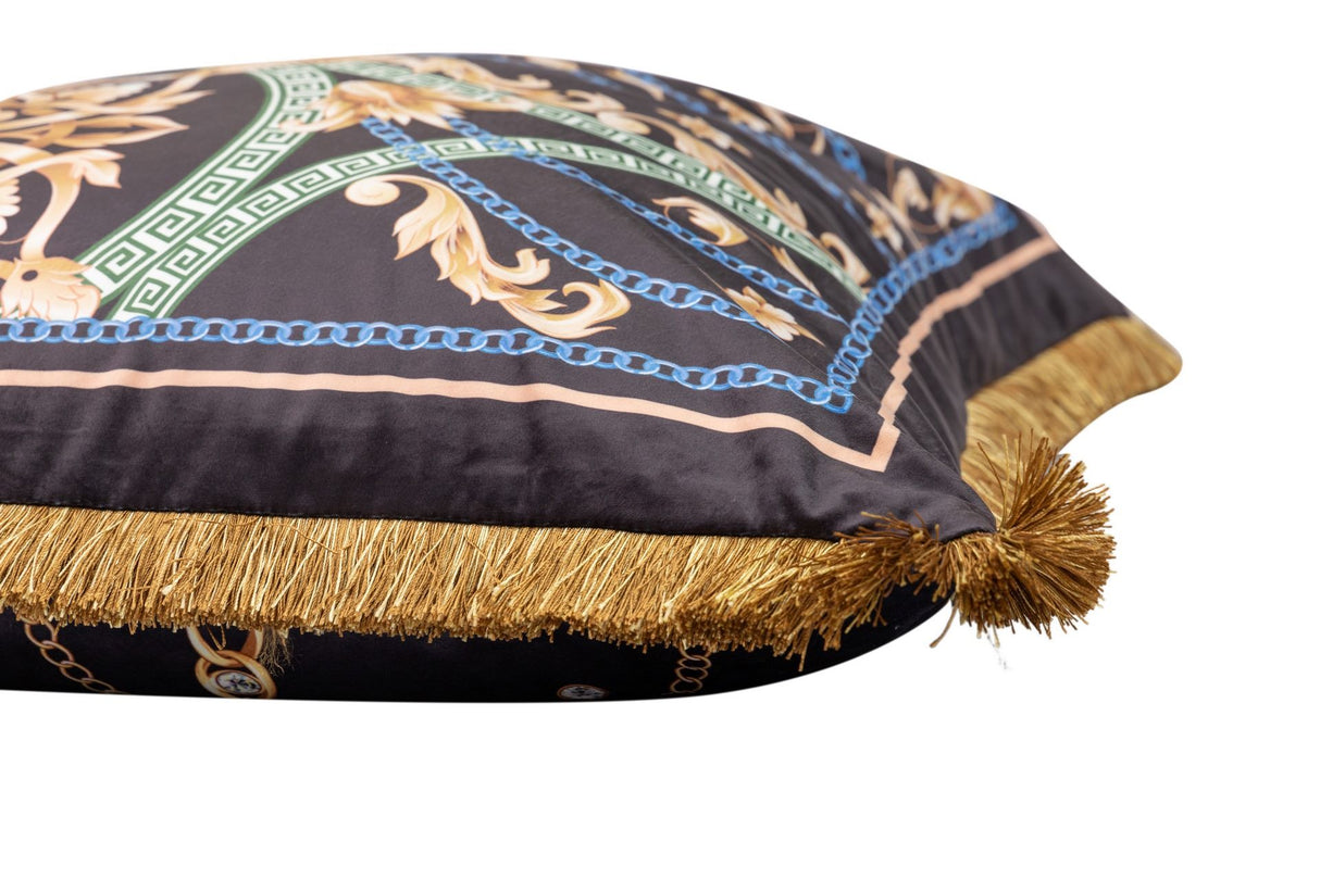 Samt -Cojin -Füllung von Plumas mit Brand 60x13x60 cm