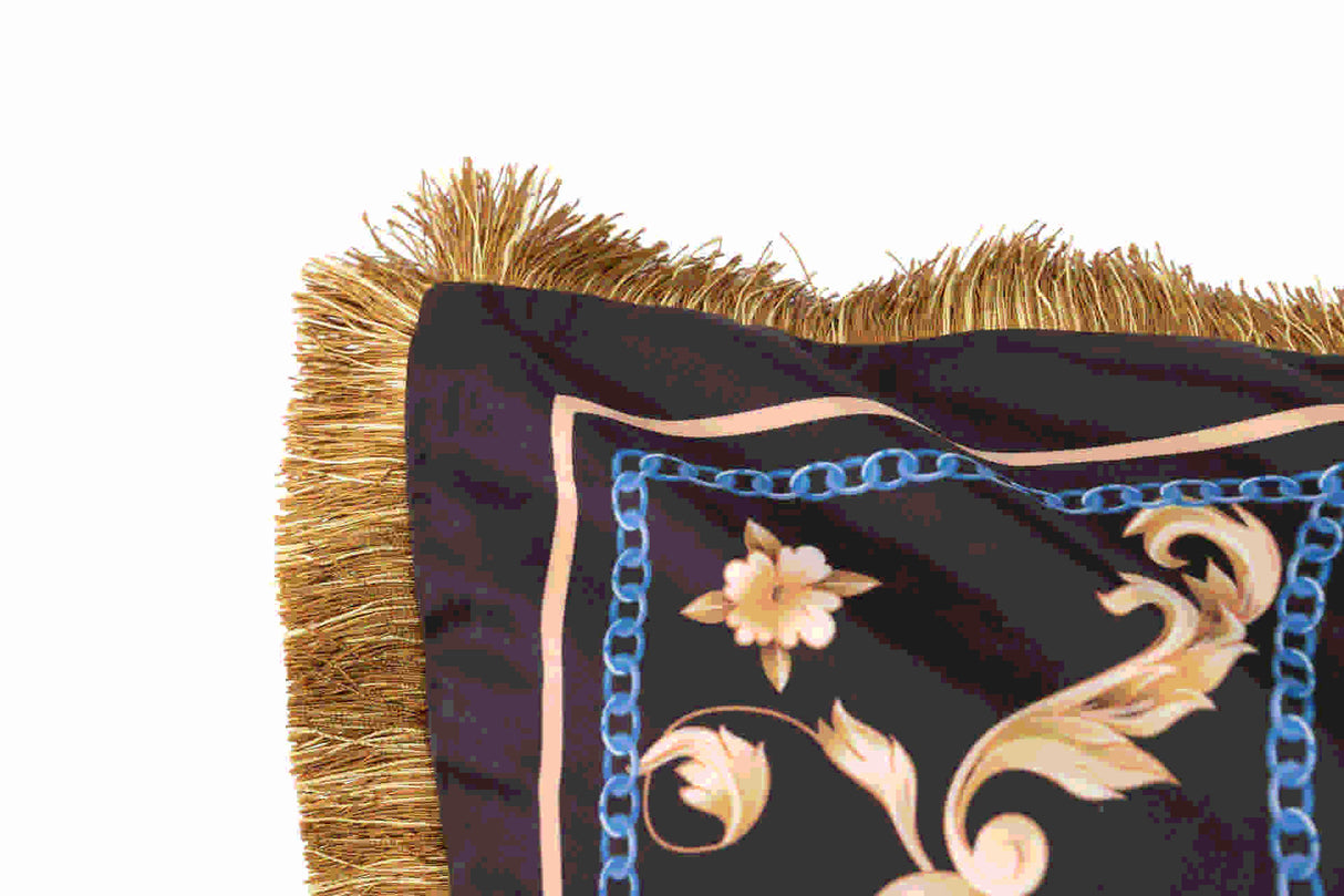 Samt -Cojin -Füllung von Plumas mit Brand 60x13x60 cm