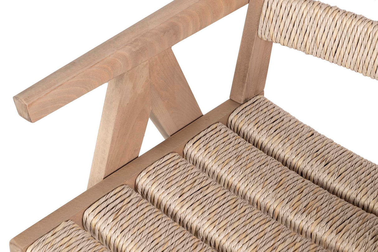 Olmo Ratan Marron Mozambique 66x66x84 cm