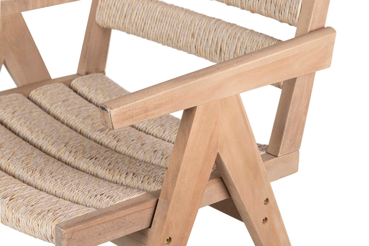 Olmo Ratan Marron Mozambique 66x66x84 cm