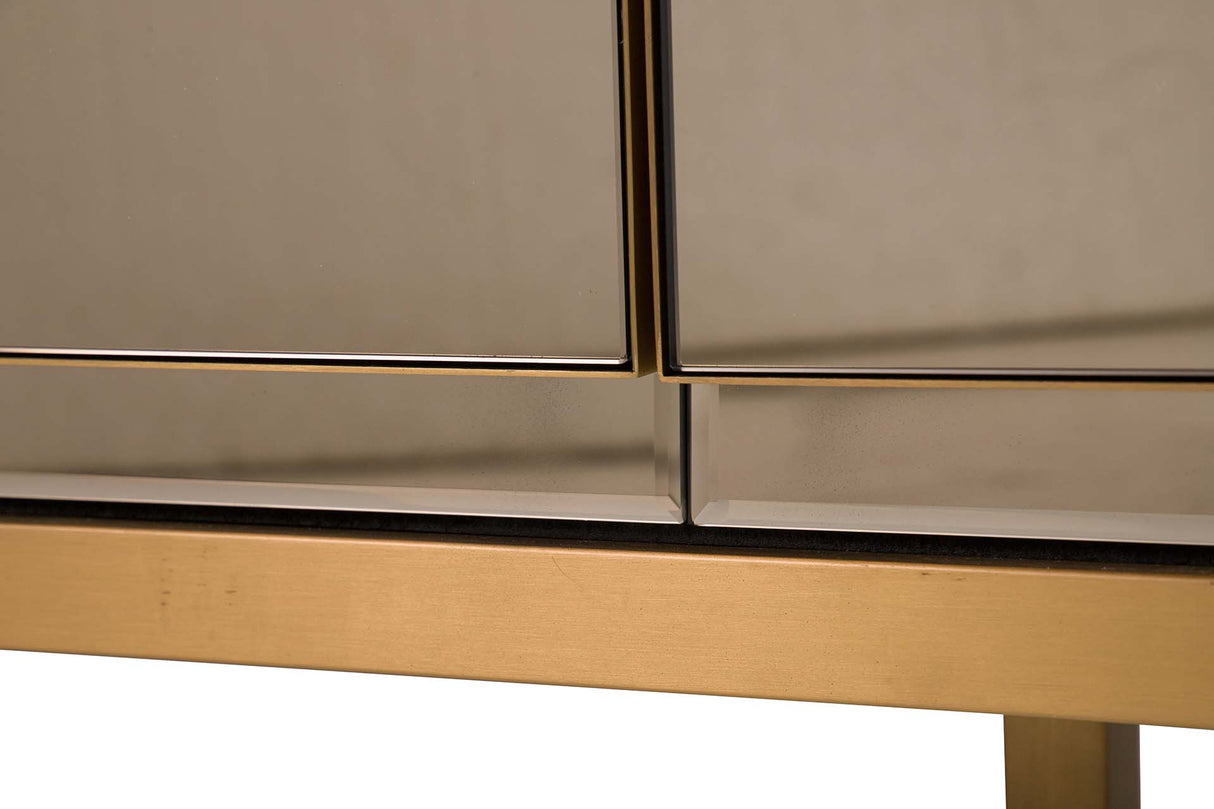 Sideboard aus Edelstahlspiegel liefert 180 x 50 x 90 cm