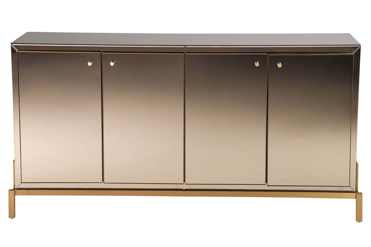 Sideboard aus Edelstahlspiegel liefert 180 x 50 x 90 cm