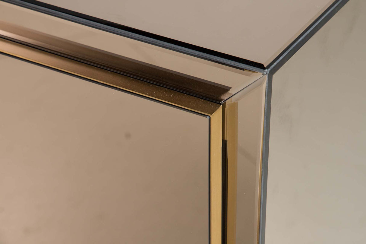 Sideboard aus Edelstahlspiegel liefert 180 x 50 x 90 cm