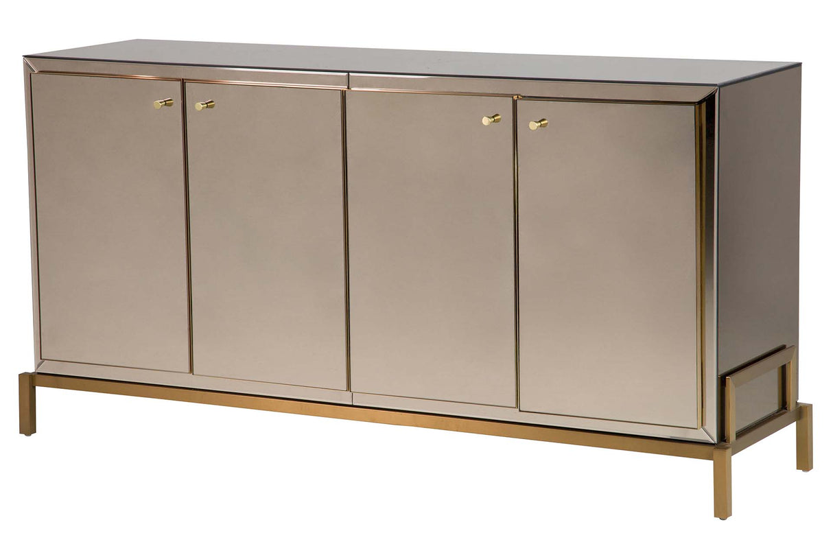 Sideboard aus Edelstahlspiegel liefert 180 x 50 x 90 cm
