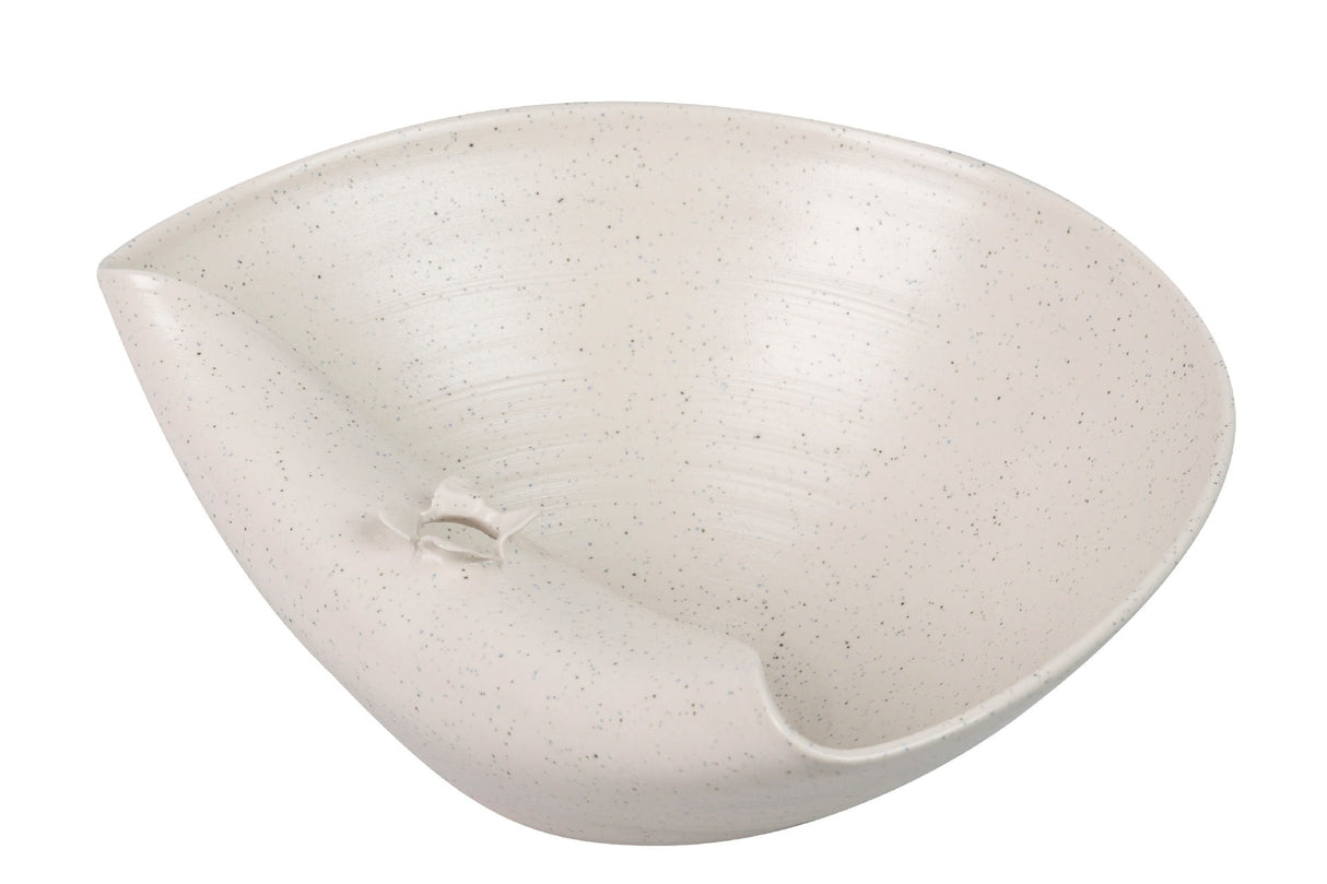 Centre en céramique beige izmir 32x27x14 cm