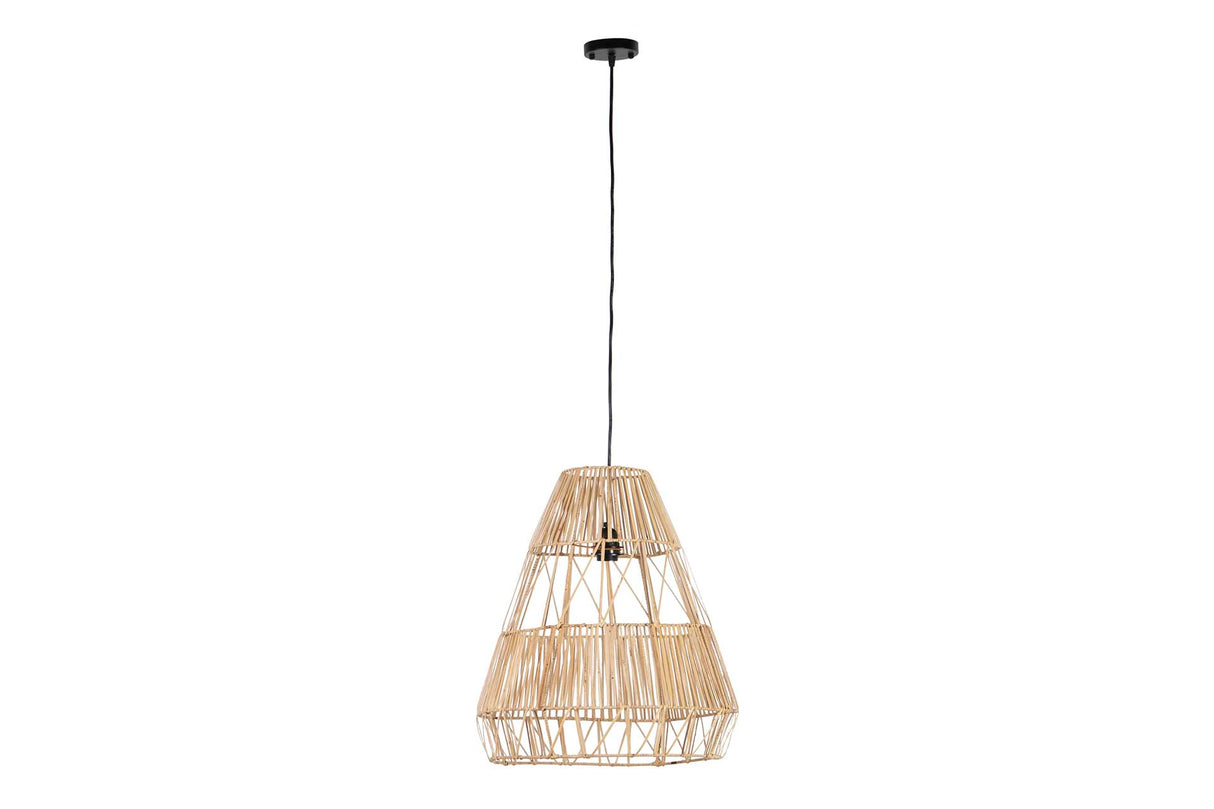 Lampada del tetto ratan / metallo 45x45x50 cm