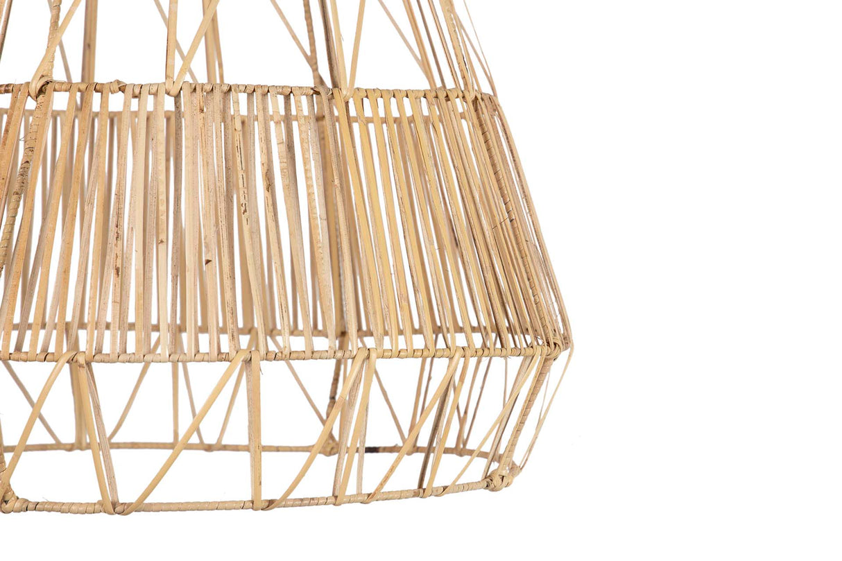 Lampada del tetto ratan / metallo 45x45x50 cm