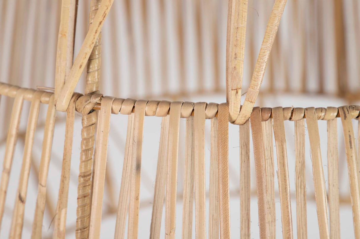 Lampada del tetto ratan / metallo 45x45x50 cm