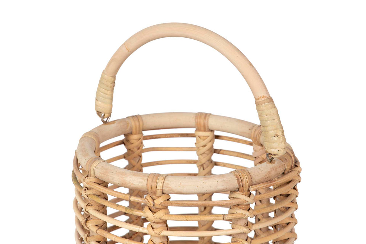 Conjunto 2 lanternas Ratan 25x25x40 / 35x35x50 cm