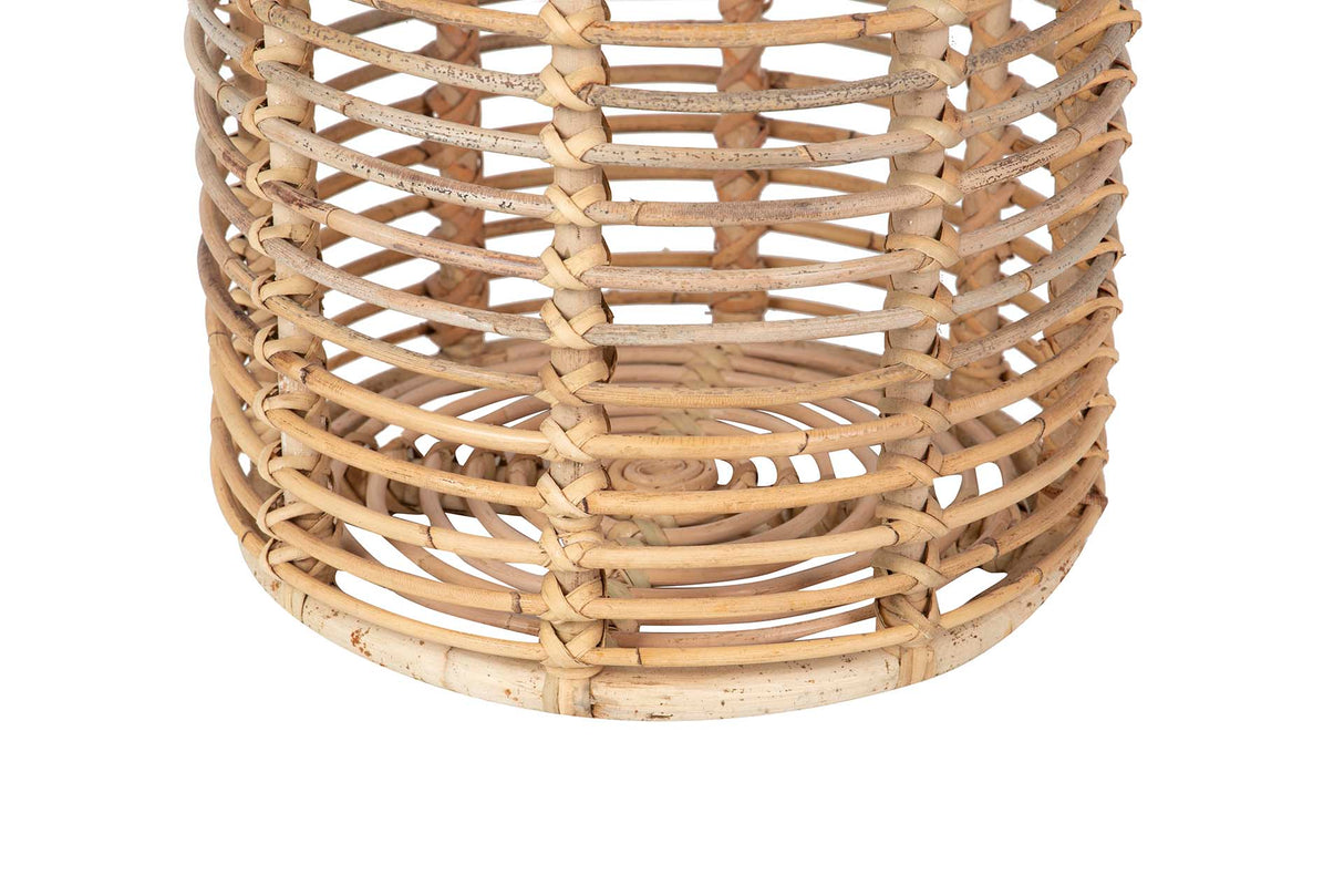 Conjunto 2 lanternas Ratan 25x25x40 / 35x35x50 cm