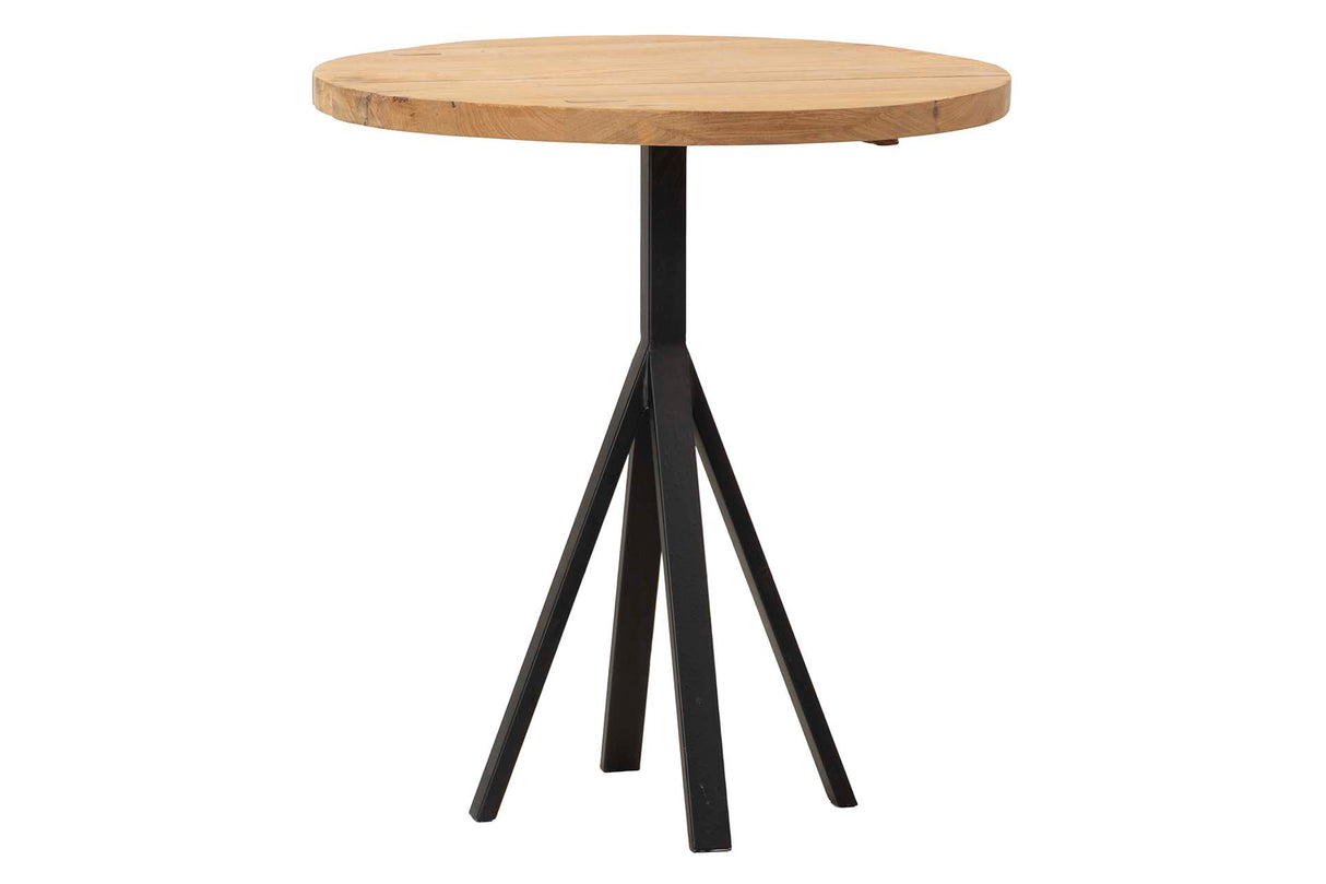 Tabella in legno naturale 70x70x75 cm