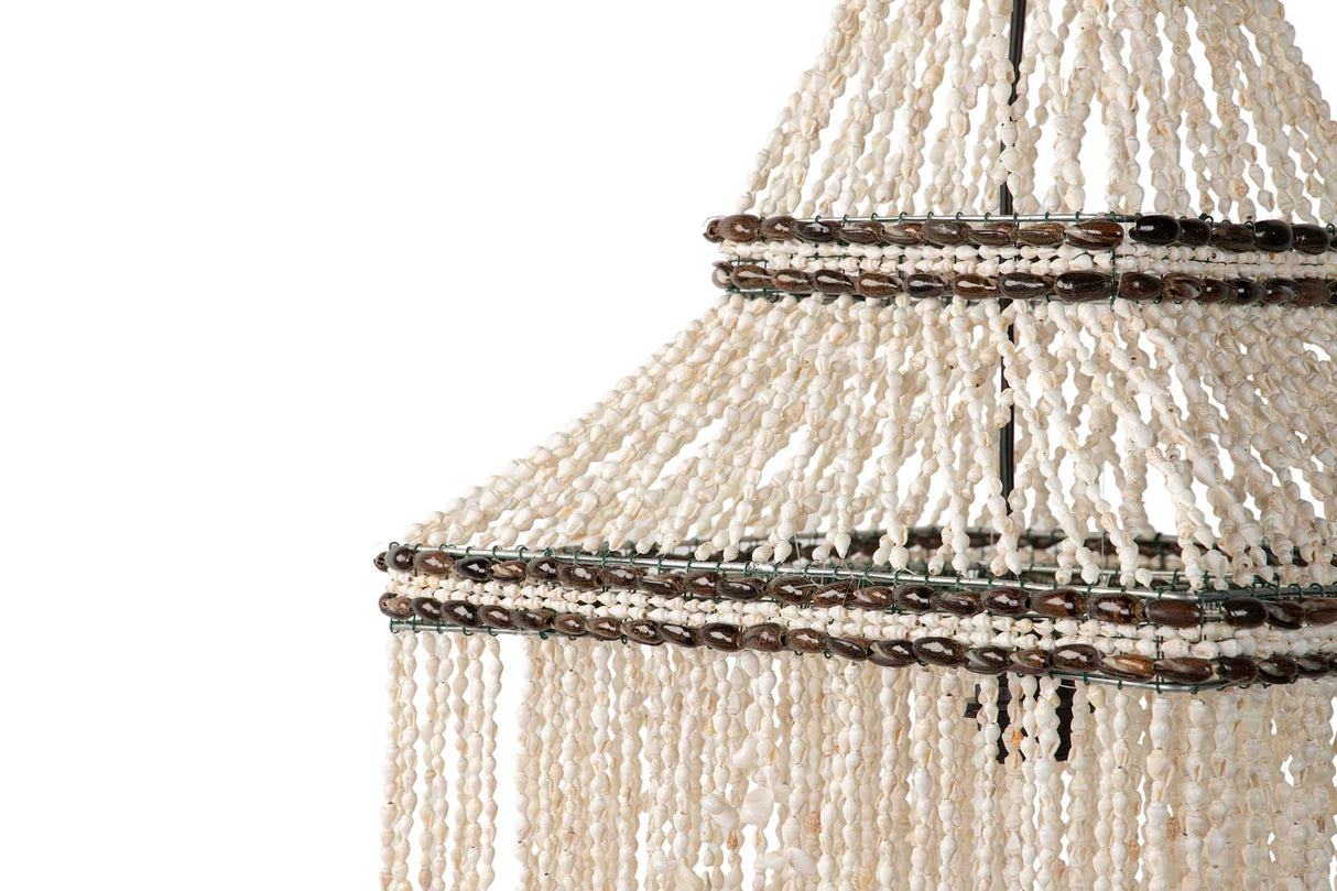 Lâmpada de teto de Blancas Conchas 40x40x130 cm