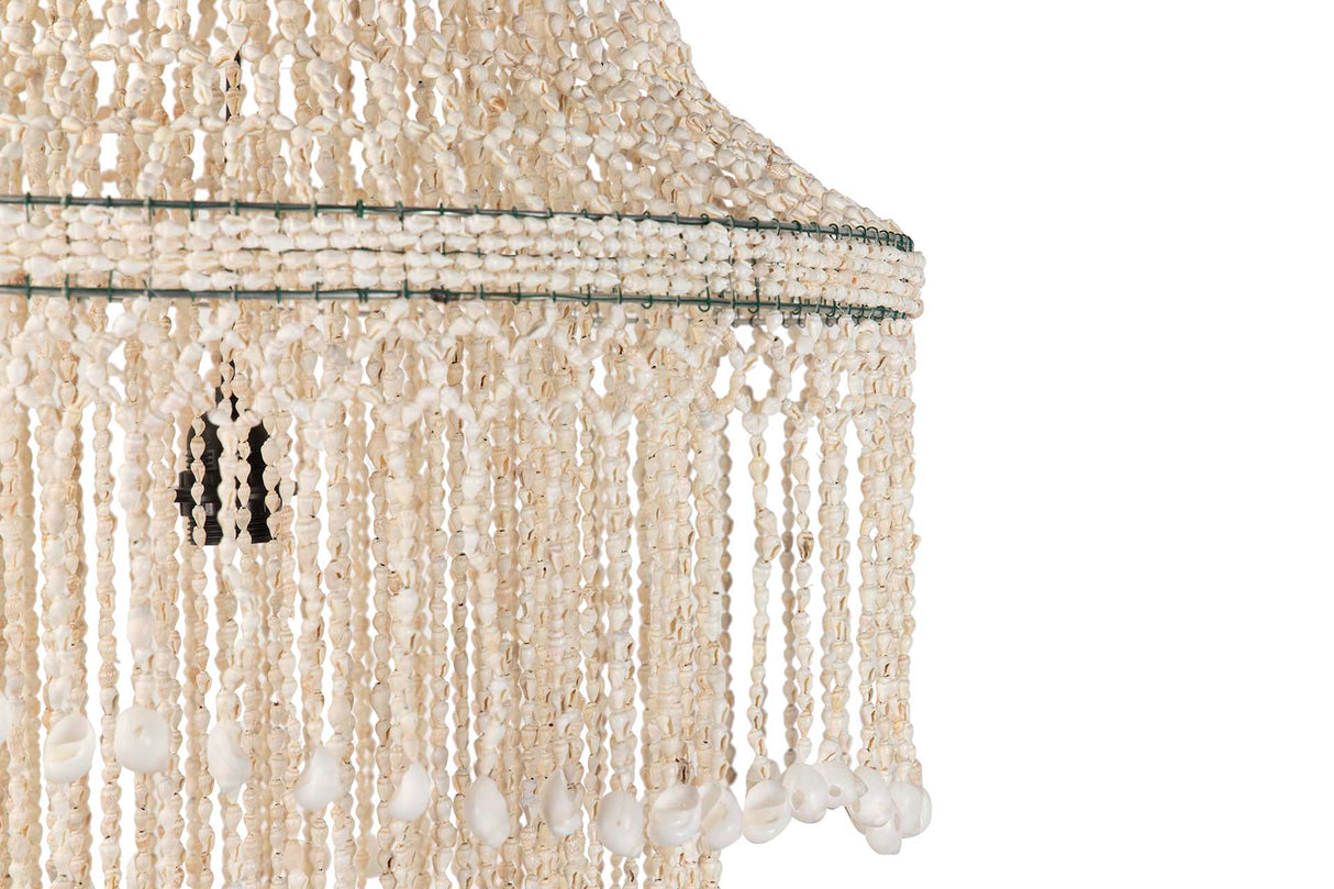 Blancas conchas 60x60x130 cm lâmpada de teto