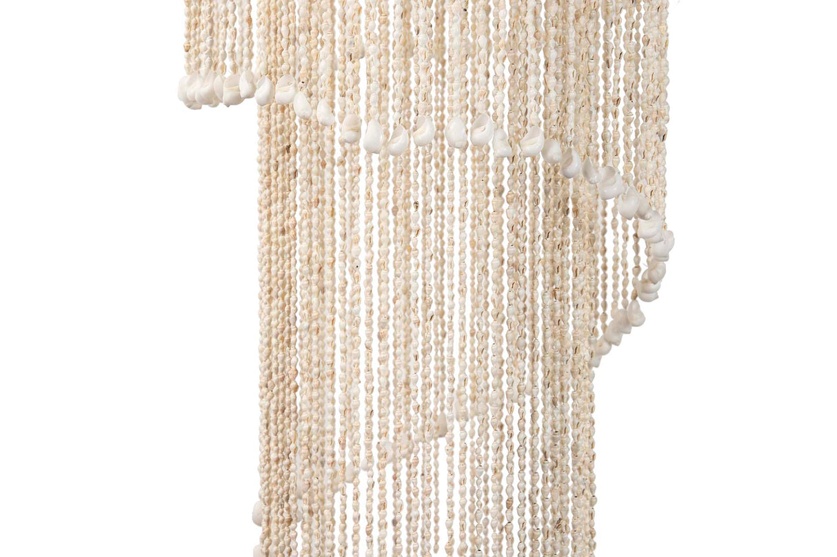 Blancas conchas 60x60x130 cm lâmpada de teto