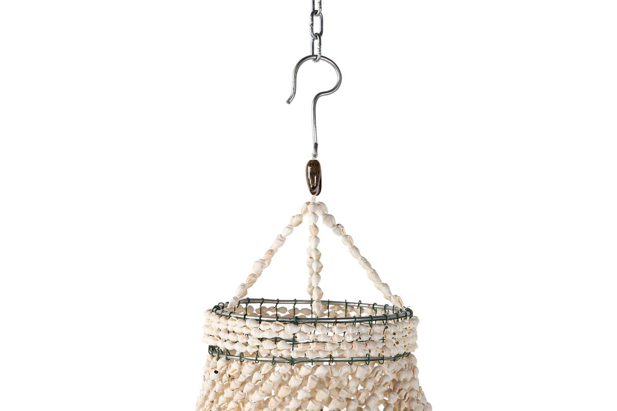 Blancas conchas 60x60x130 cm lâmpada de teto