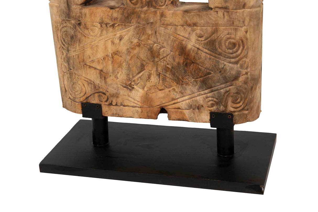 Madeira natural Figura 46x20x213 cm