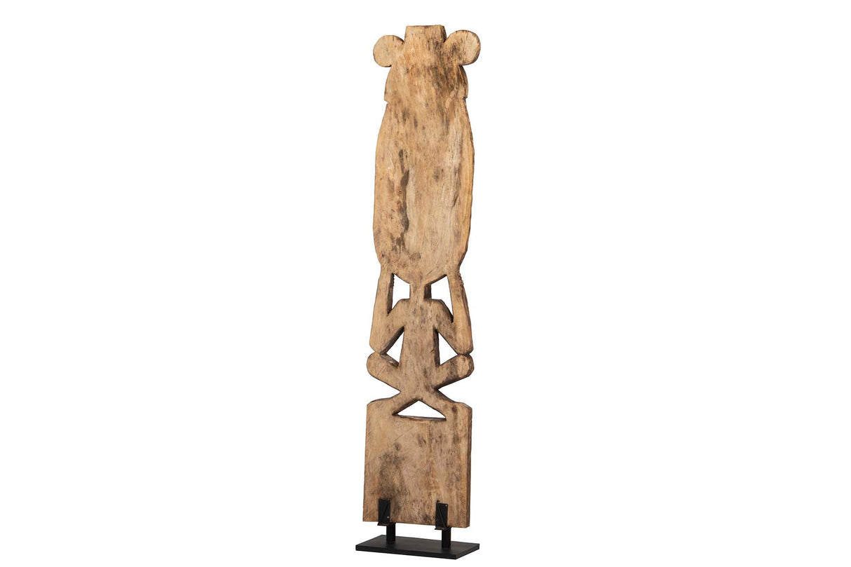 Madeira natural Figura 45x22x213 cm