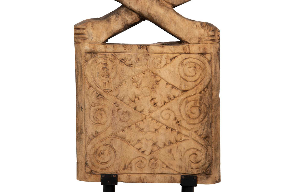 Madeira natural Figura 45x22x213 cm