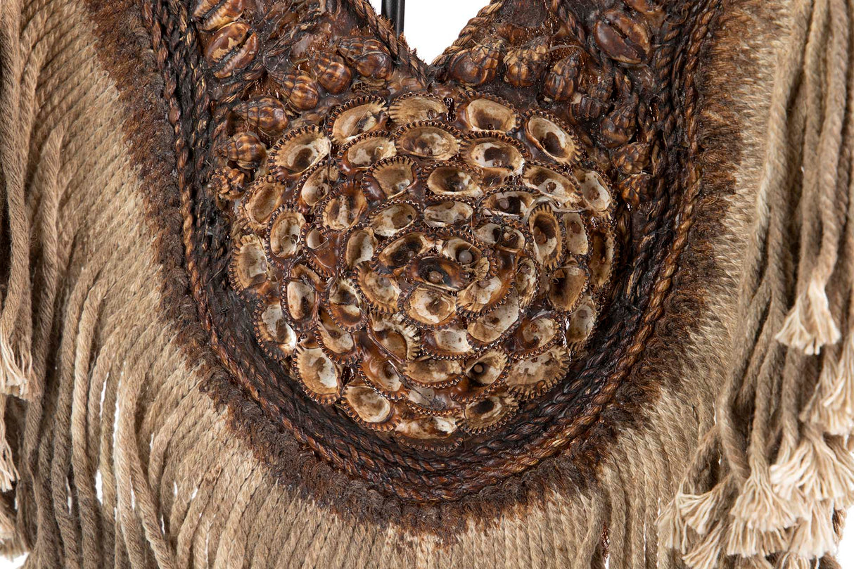 Figura gusci di legno naturale 28x12x80 cm