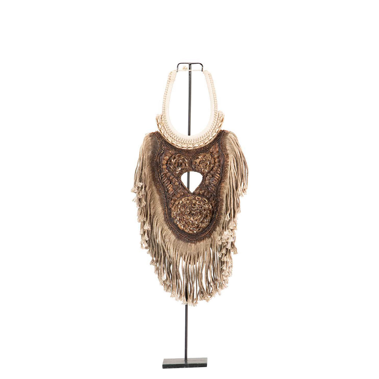 Figura gusci di legno naturale 28x12x80 cm