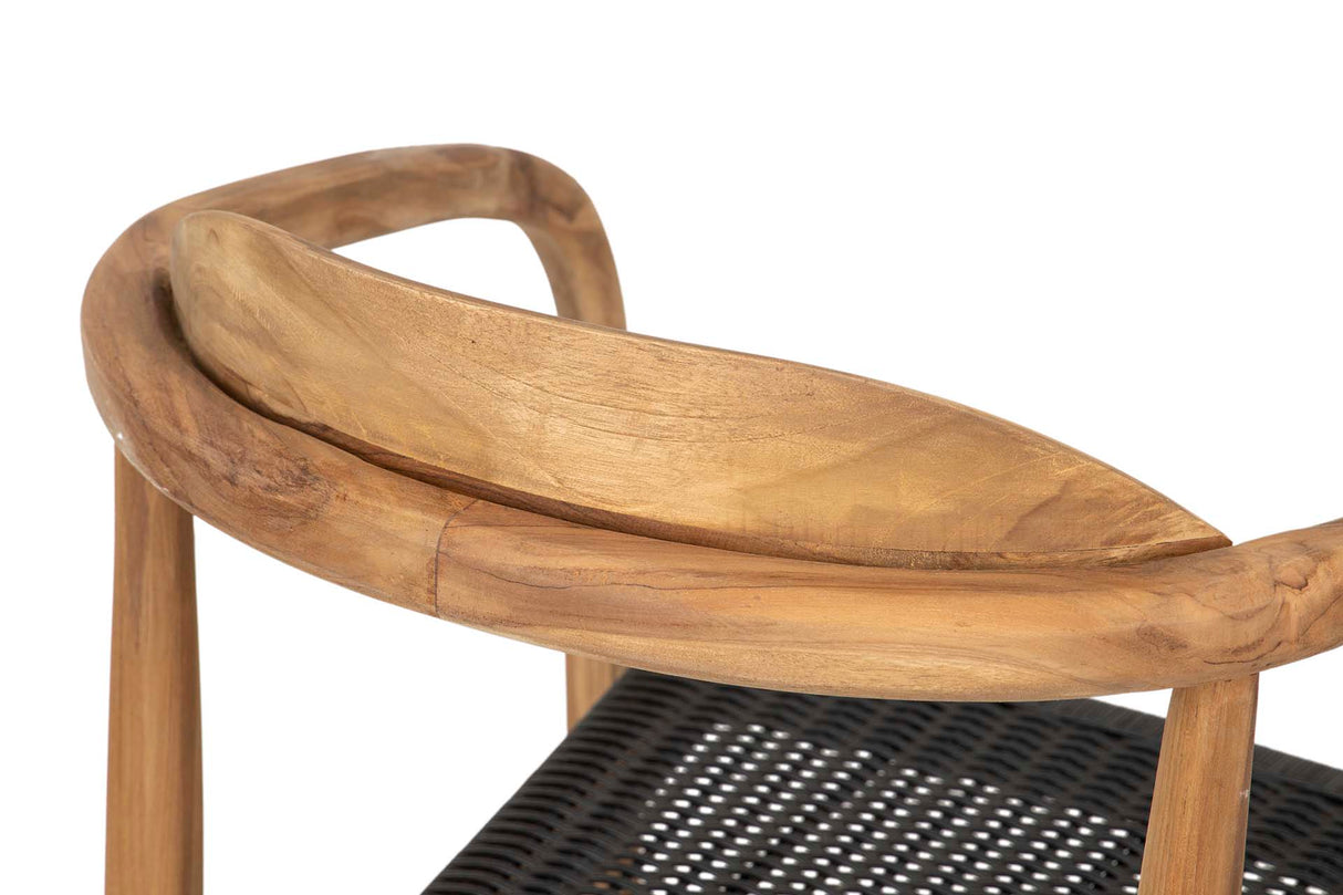 Chaise TECA naturel 60x60x85 cm