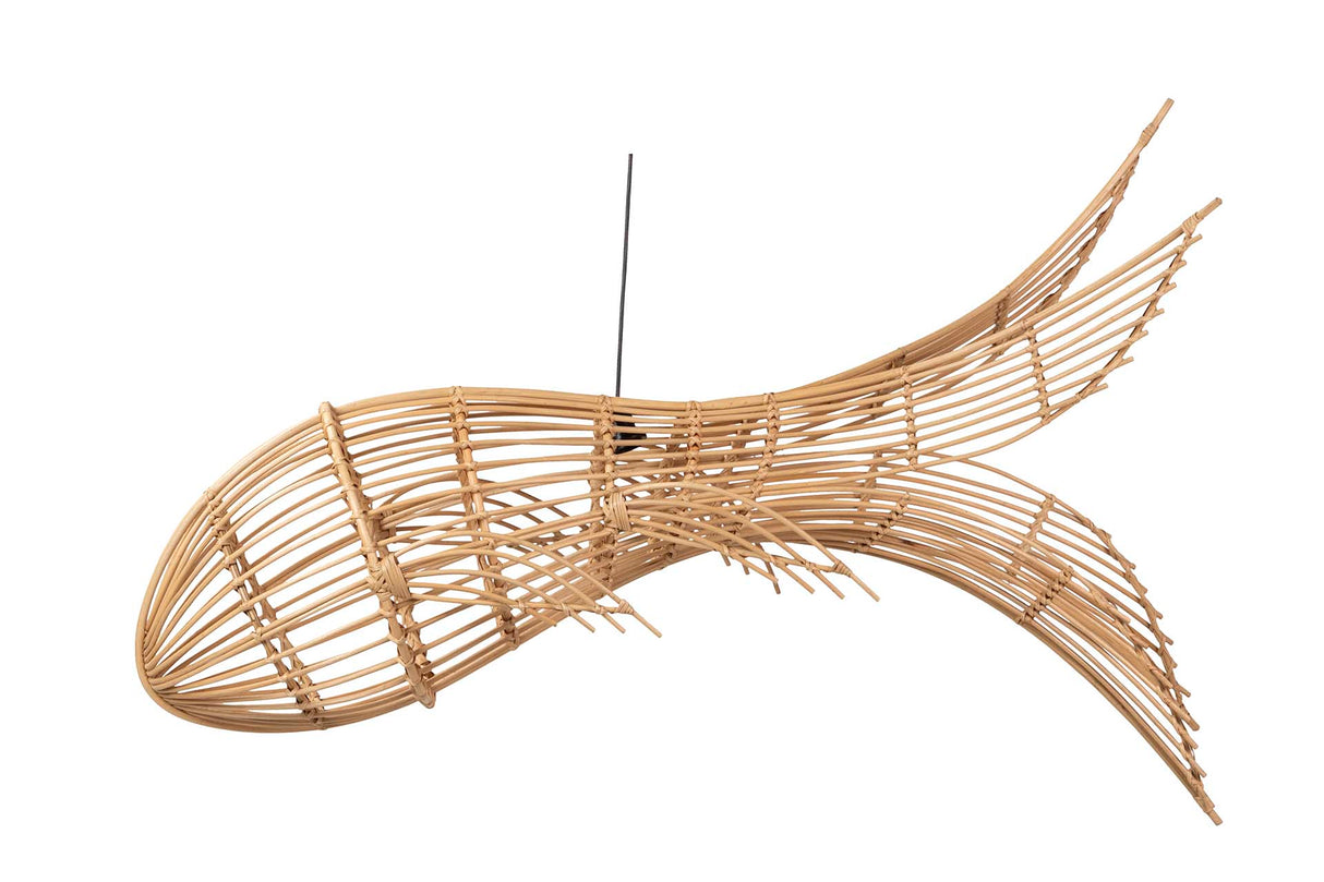 Ratan Fish Lamp 180x80x80 cm