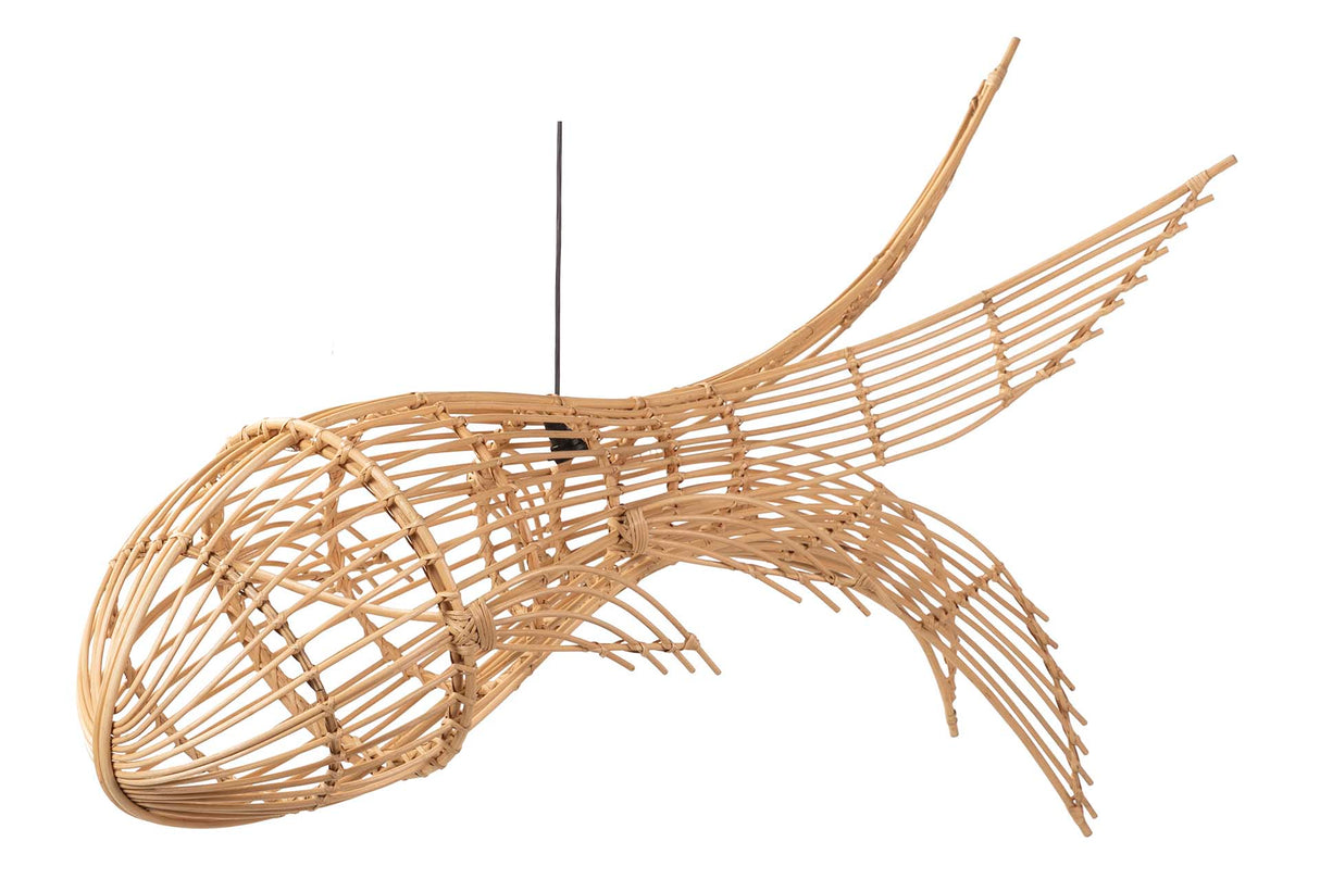 Ratan Fish Lamp 180x80x80 cm