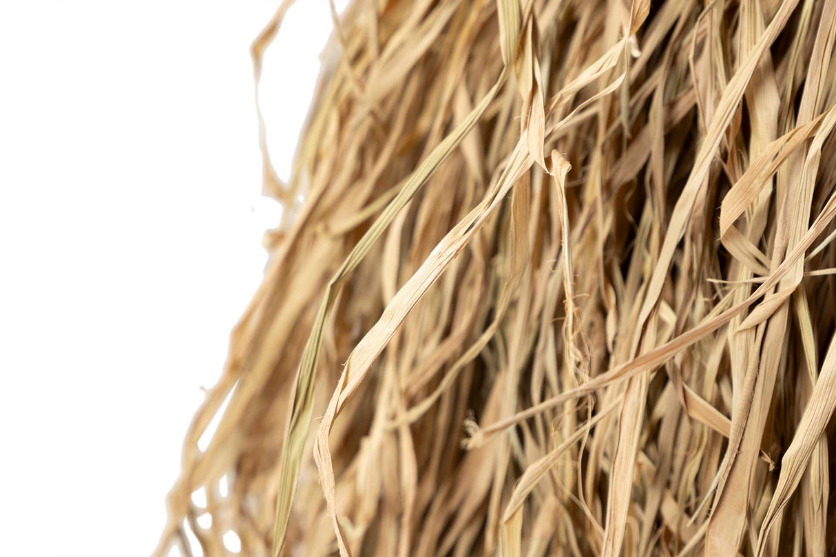 Lampe à pas de fibre naturelle 40x40x110cm