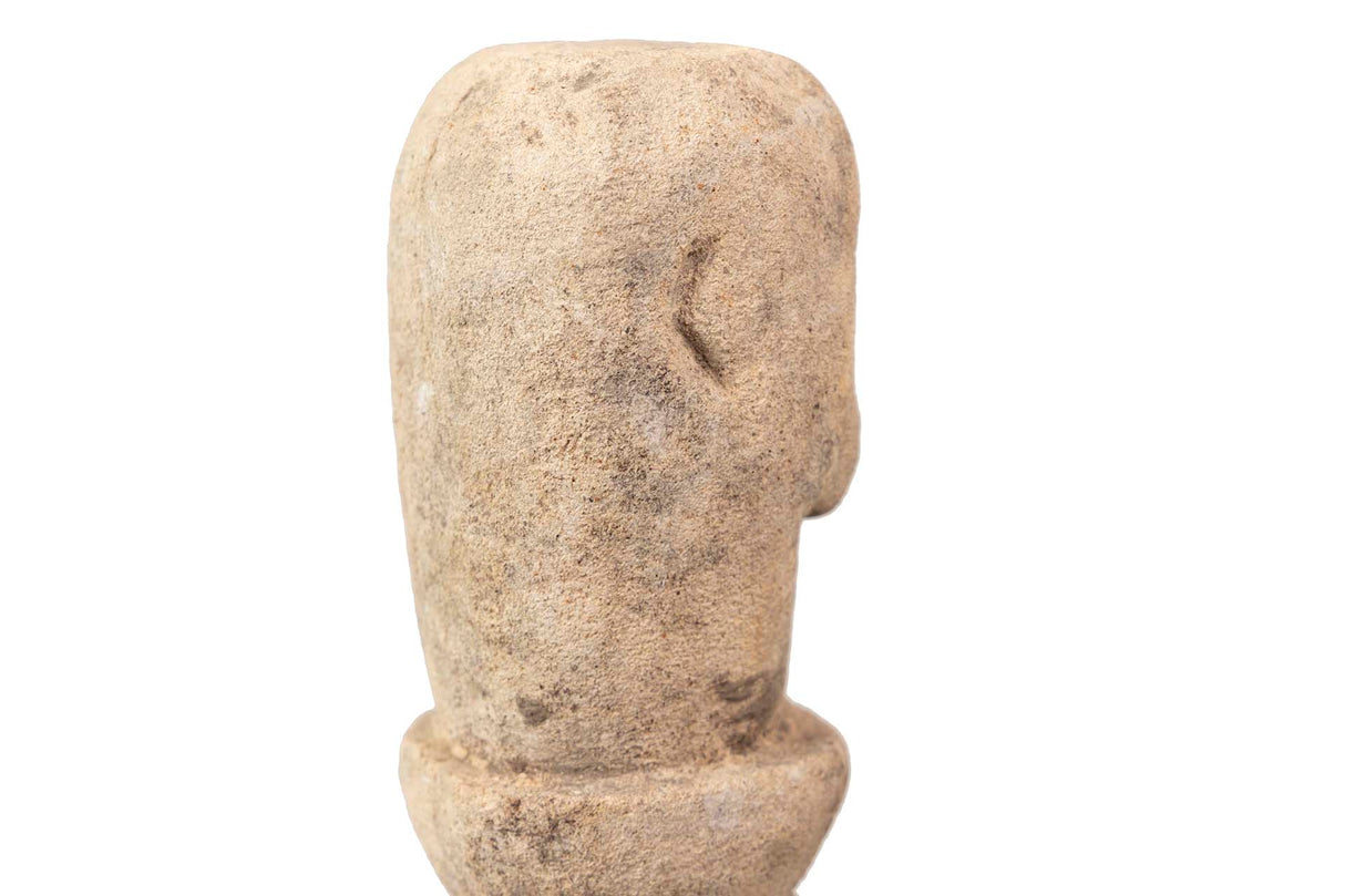 Set 3 Dekorative Figuren Beige 7x7x35, 7x7x40, 7x7x45 cm