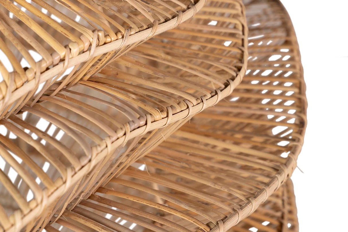 Natürliche Weidendecklampe 100x100x100 cm