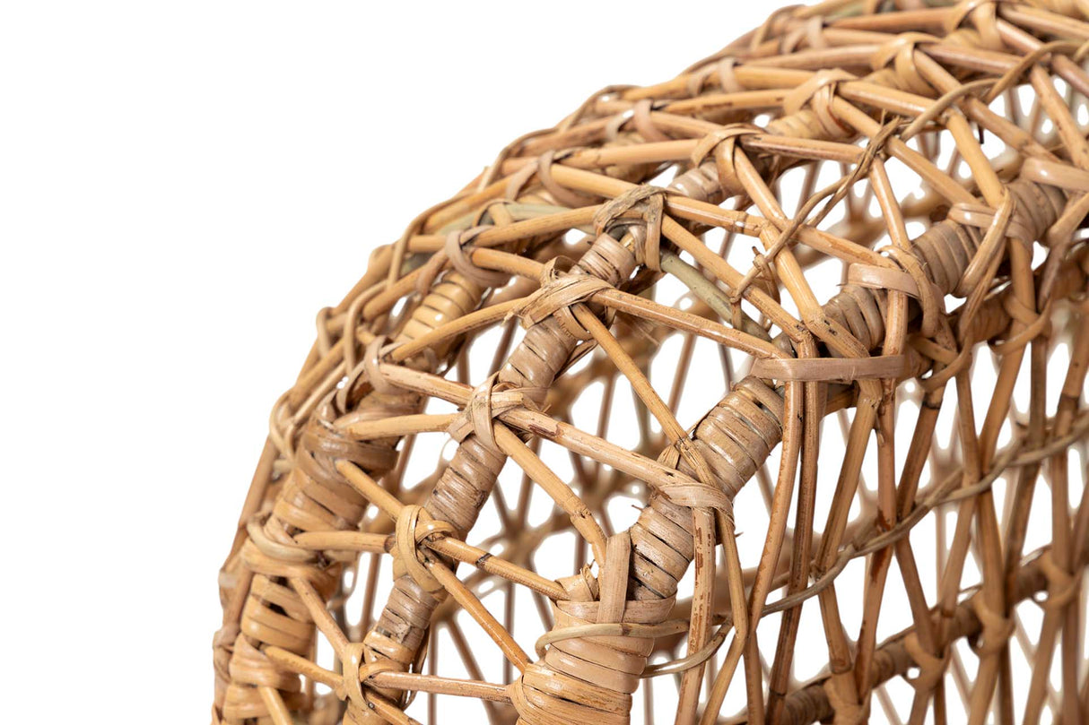 Poltrona de vime natural 120x110x90 cm