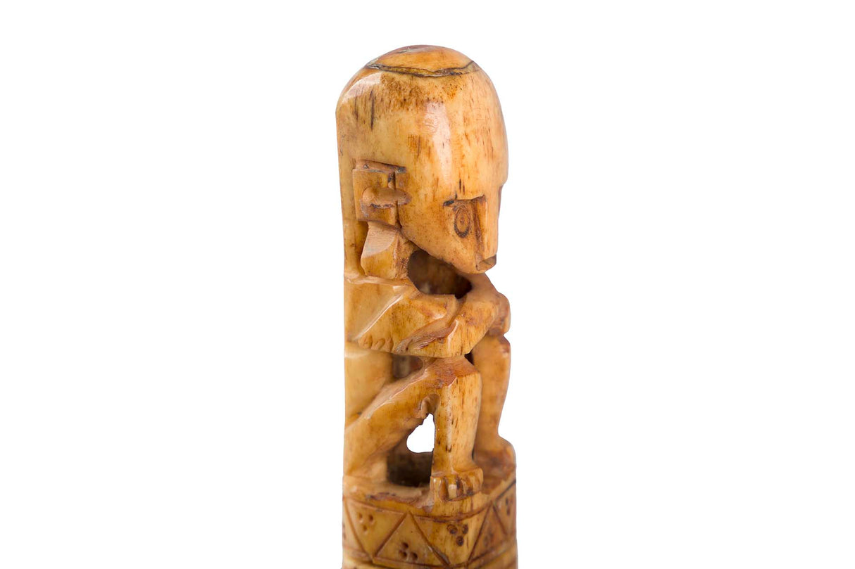 FIGURA DECORATIVA MADERA 7x7x25 CM