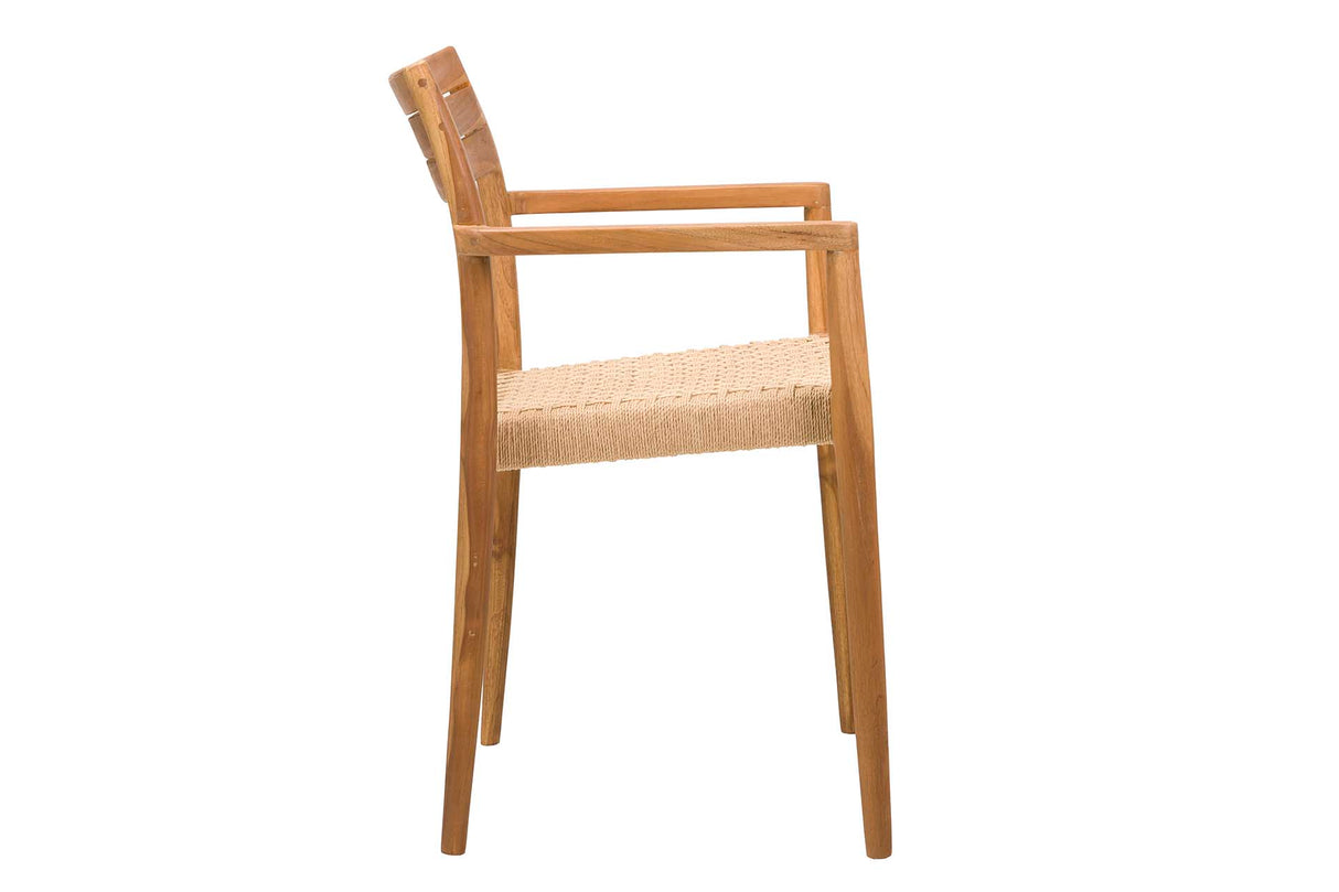 Sedia in legno teka 52x50x81 cm