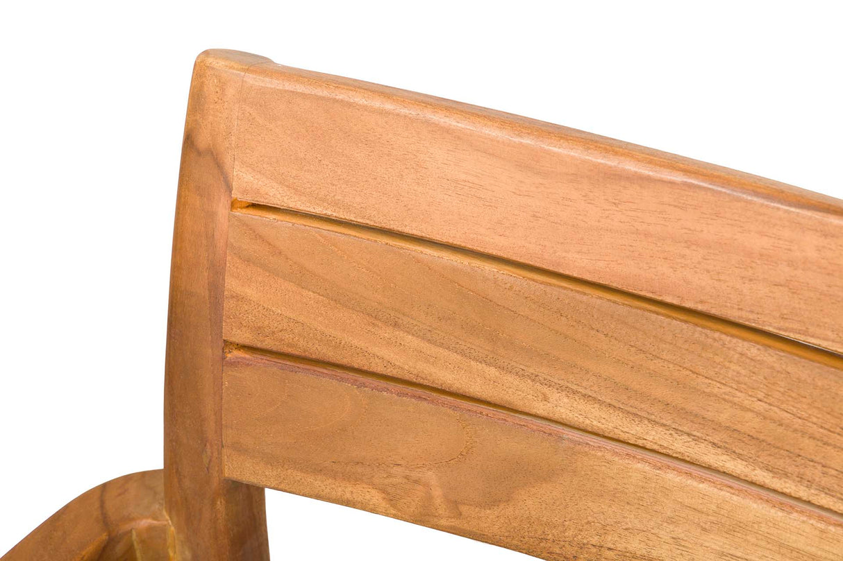 Sedia in legno teka 52x50x81 cm