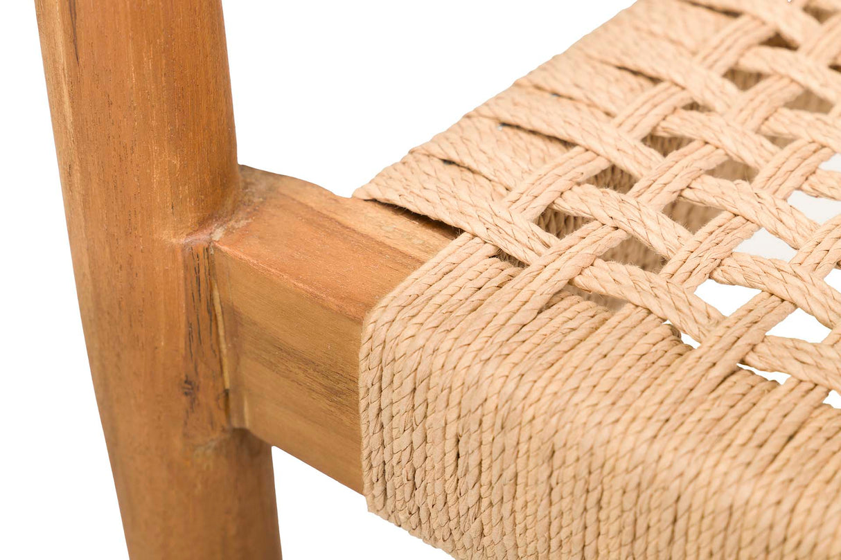 Sedia in legno teka 52x50x81 cm