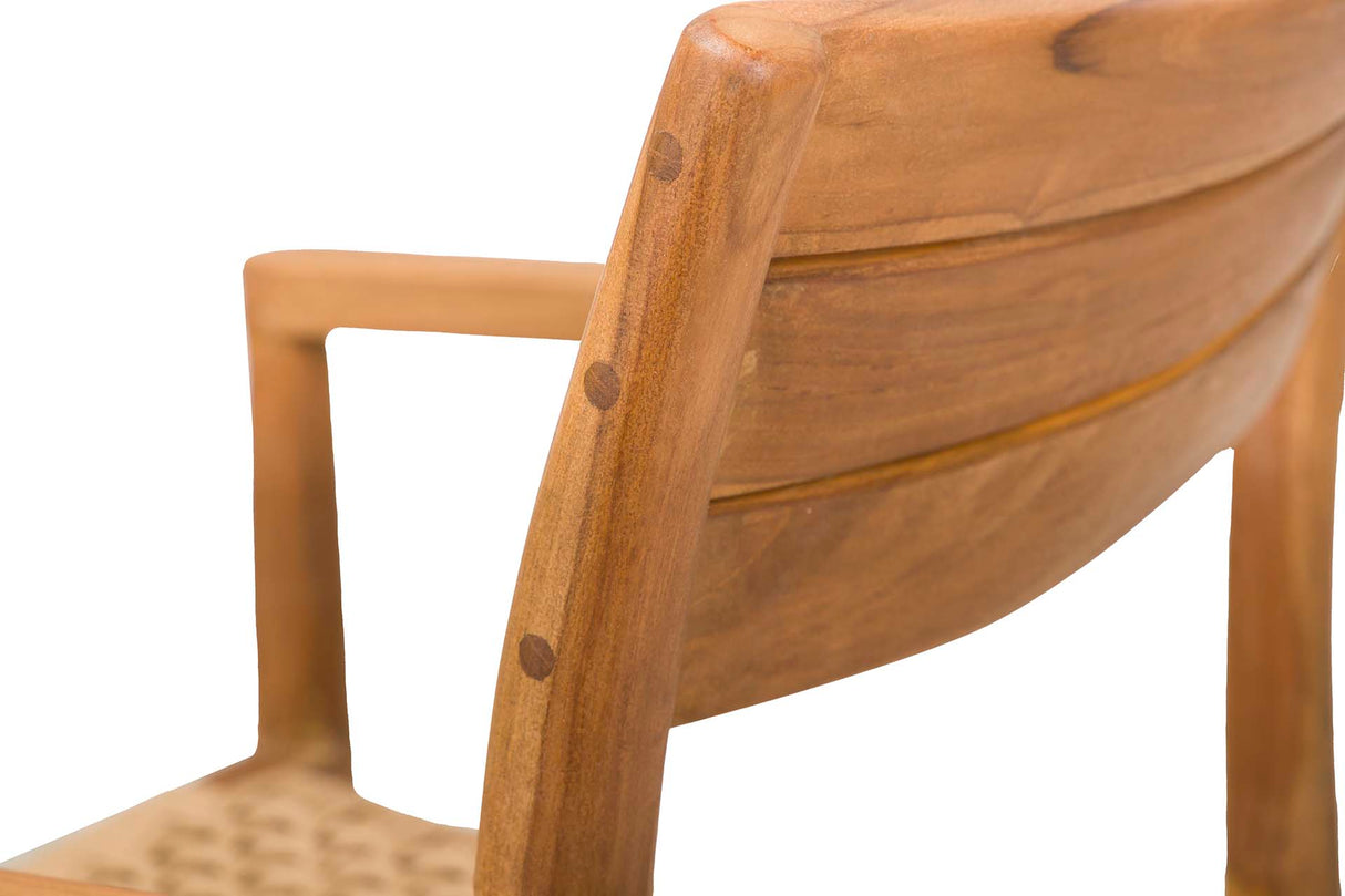 Sedia in legno teka 52x50x81 cm