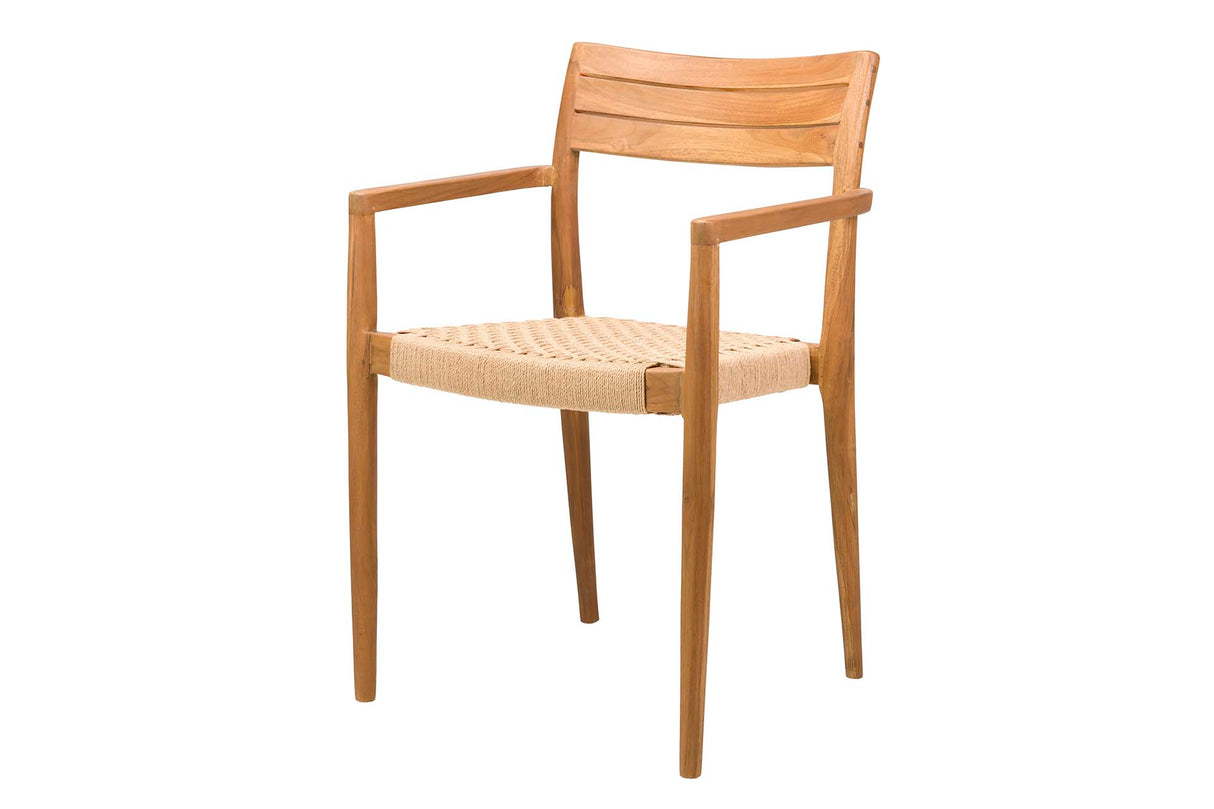 Sedia in legno teka 52x50x81 cm