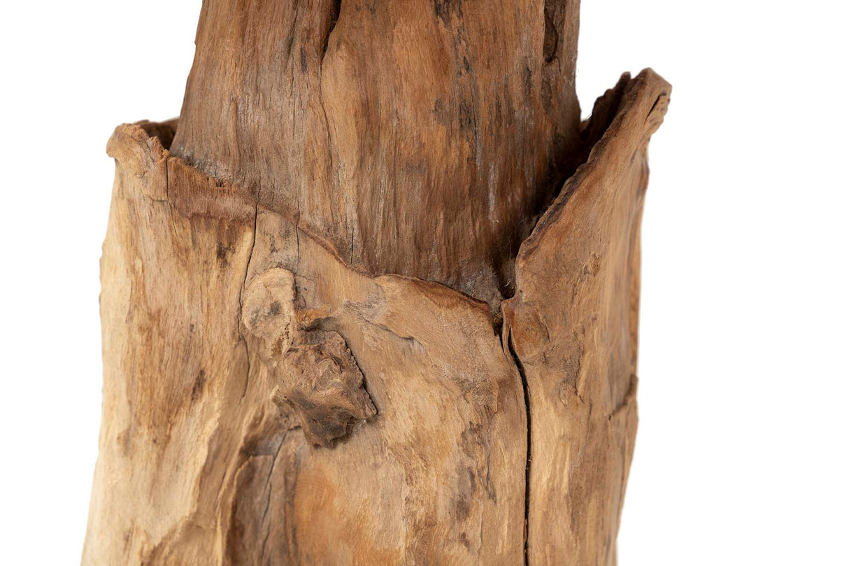 Koulova 30x30x75 cm Tapa de madeira de teca natural