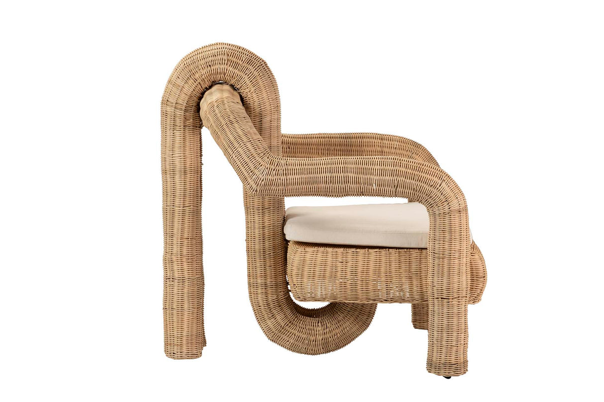 Têxtil natural Ratan 94x84x97 cm