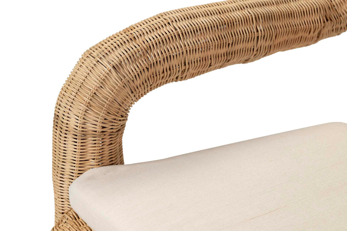 Têxtil natural Ratan 94x84x97 cm