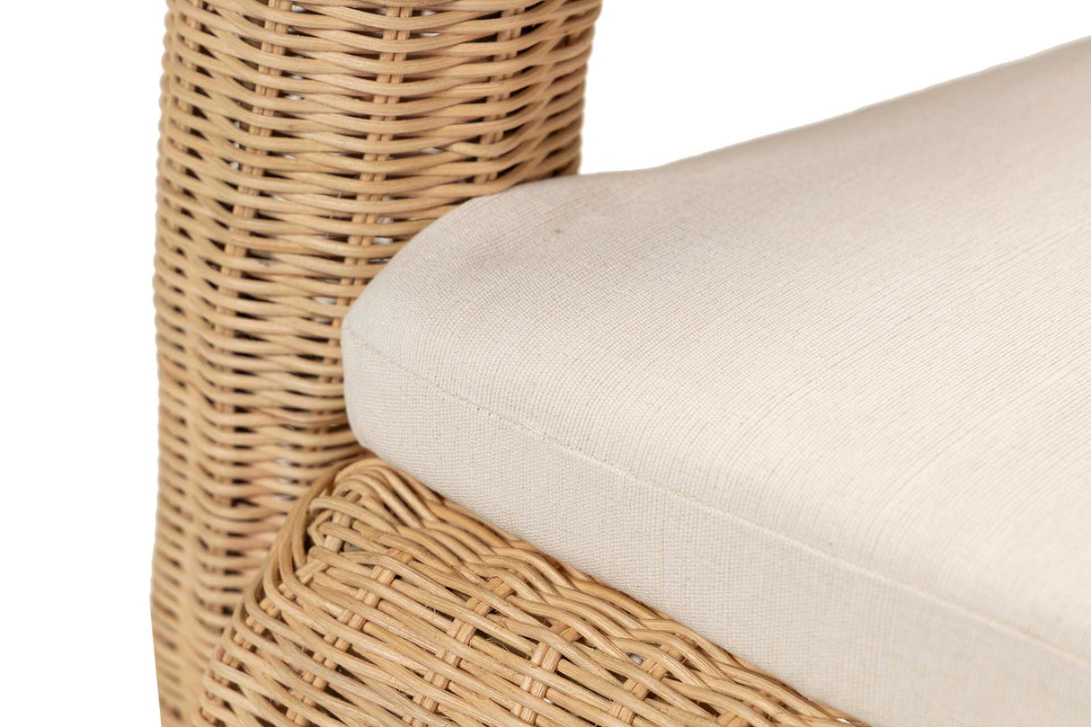 Têxtil natural Ratan 94x84x97 cm