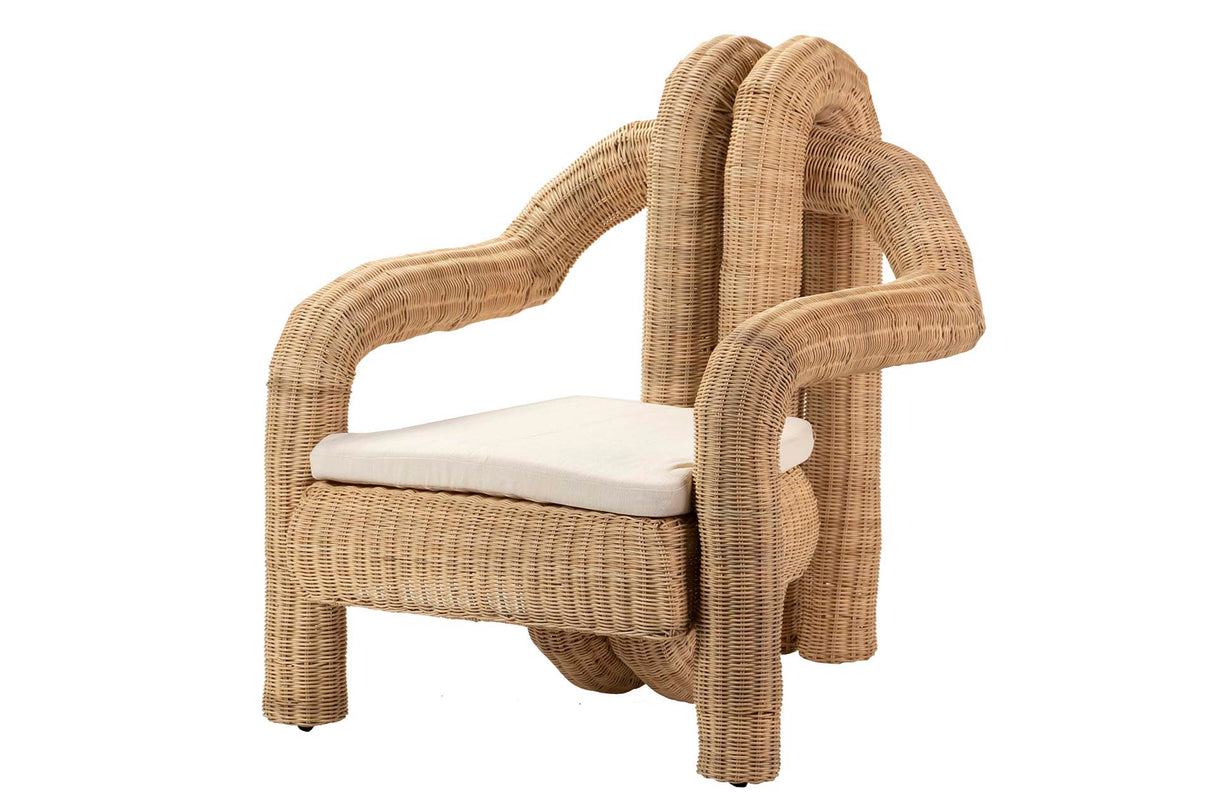 Têxtil natural Ratan 94x84x97 cm