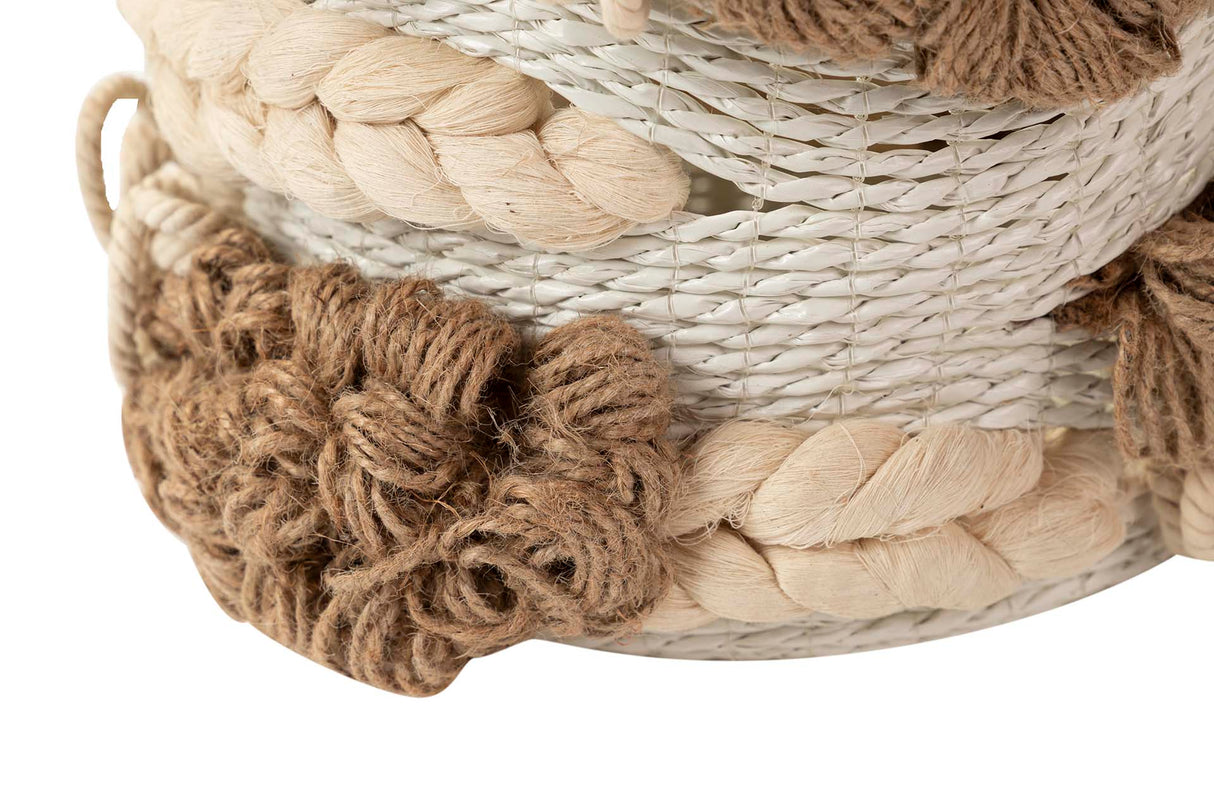 Naturalgen Baumwollkorb 38x38x32 cm