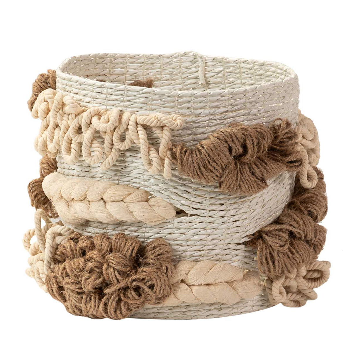 Naturalgen Baumwollkorb 38x38x32 cm