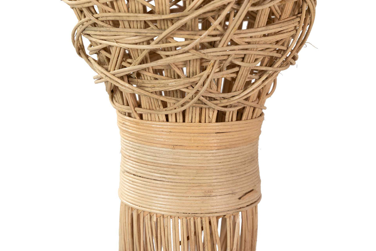 Lampada tetto naturale Ratan 35x35x180 cm