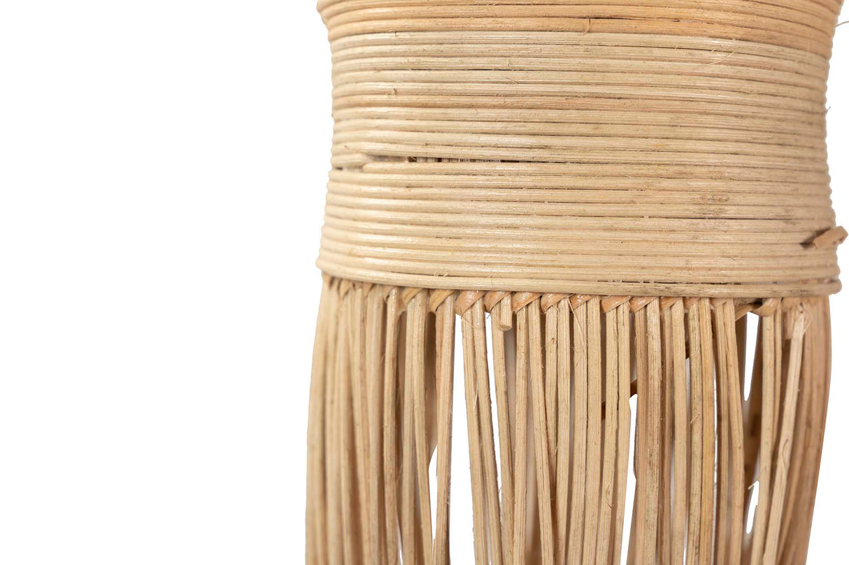 Lampada tetto naturale Ratan 35x35x180 cm