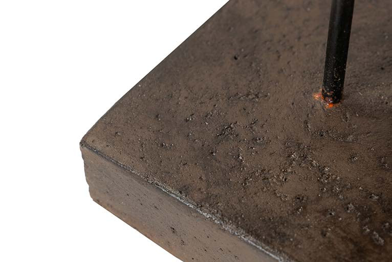 Figura Busto Woman Terracotta Brown 40x35x120 cm